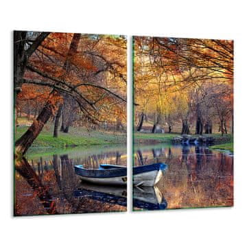 shumee STEKLENA REZALNA DESKA 2x 30x52 POKRAJINA