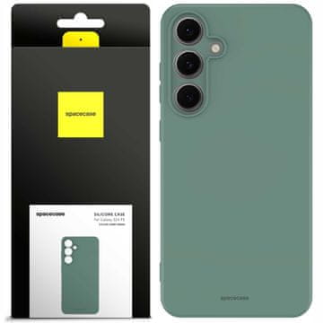 shumee Silikonski ovitek SC 20 za Galaxy S24 FE temno zelen