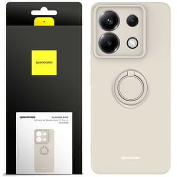 shumee Silikonski obroč SC za Poco X6 RM Note 13 Pro 5G, kost
