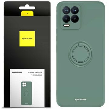 shumee Silikonski obroč SC za Realme 88 Pro temno zelen
