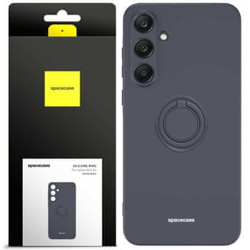 shumee Silikonski obroč SC za Galaxy A55 5G črne barve
