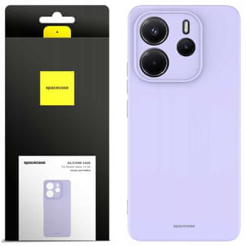 shumee Silikonski ovitek SC 30 za Redmi Note 14 5G svetlo vijoličen
