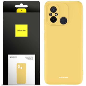 shumee Silikonski ovitek SC za Redmi Redmi 12C rumen