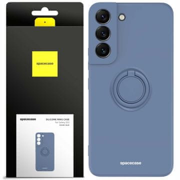 shumee Silikonski obroč SC za Galaxy S22 modre barve