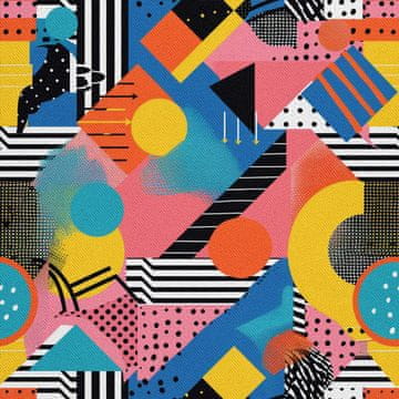 shumee ZUNANJE DEKORATIVNE TKANINE OXFORD - Geometrični motiv I DX3139