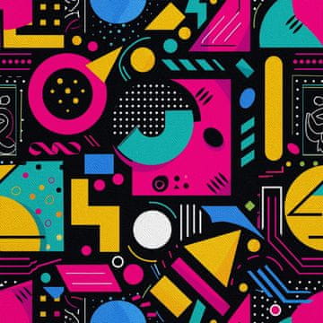 shumee ZUNANJE DEKORATIVNE TKANINE OXFORD - Geometrični motiv I DX3243