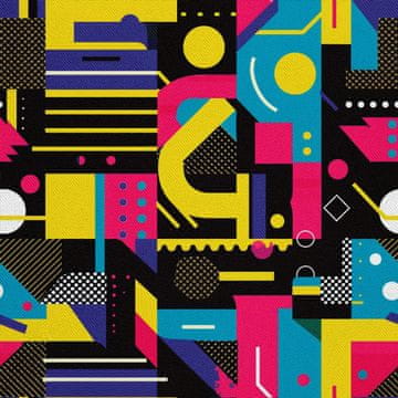 shumee ZUNANJE DEKORATIVNE TKANINE OXFORD - Geometrični motiv I DX3108