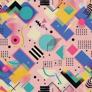 shumee ZUNANJE DEKORATIVNE TKANINE OXFORD - Geometrični motiv I DX3299