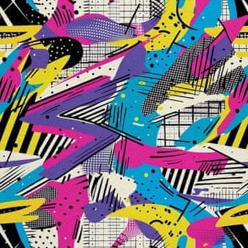 shumee ZUNANJE DEKORATIVNE TKANINE OXFORD - Geometrijski motiv I DX3219