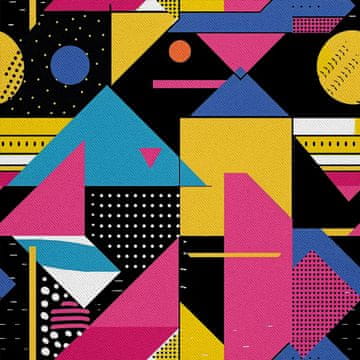 shumee ZUNANJE DEKORATIVNE TKANINE OXFORD - Geometrični motiv I DX3218