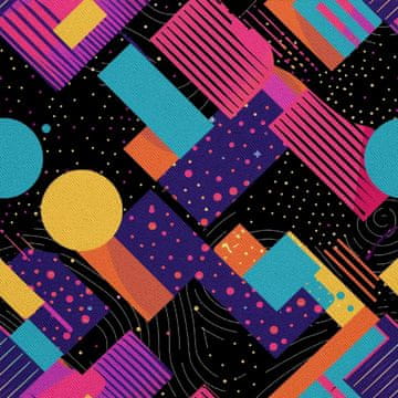shumee ZUNANJE DEKORATIVNE TKANINE OXFORD - Geometrijski motiv I DX3557
