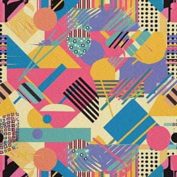 shumee ZUNANJE DEKORATIVNE TKANINE OXFORD - Geometrični motiv I DX3216