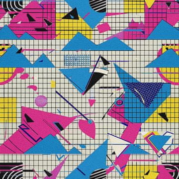 shumee ZUNANJE DEKORATIVNE TKANINE OXFORD - Geometrijski motiv I DX3228