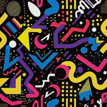 shumee ZUNANJE DEKORATIVNE TKANINE OXFORD - Geometrični motiv I DX3261