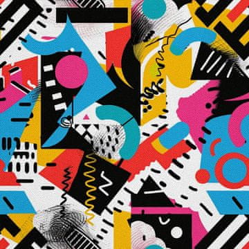 shumee ZUNANJE DEKORATIVNE TKANINE OXFORD - Geometrični motiv I DX3365