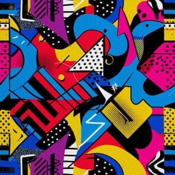 shumee ZUNANJE DEKORATIVNE TKANINE OXFORD - Geometrični motiv I DX3644