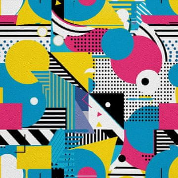 shumee ZUNANJE DEKORATIVNE TKANINE OXFORD - Geometrični motiv I DX3471