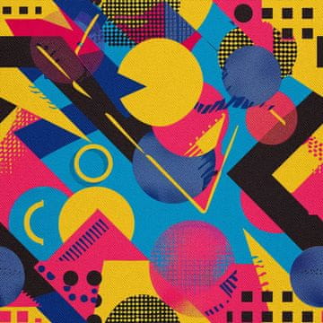 shumee ZUNANJE DEKORATIVNE TKANINE OXFORD - Geometrični motiv I DX3381