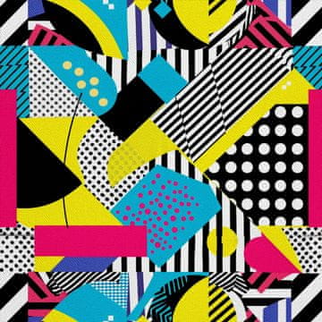 shumee ZUNANJE DEKORATIVNE TKANINE OXFORD - Geometrični motiv I DX3304