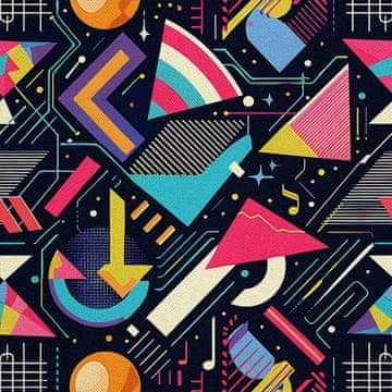 shumee ZUNANJE DEKORATIVNE TKANINE OXFORD - Geometrični motiv I DX3319