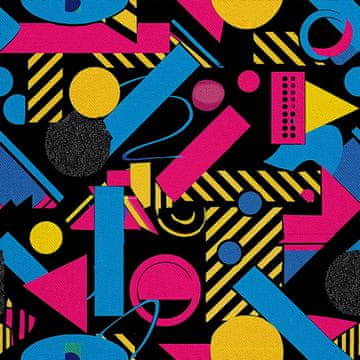 shumee ZUNANJE DEKORATIVNE TKANINE OXFORD - Geometrični motiv I DX3138