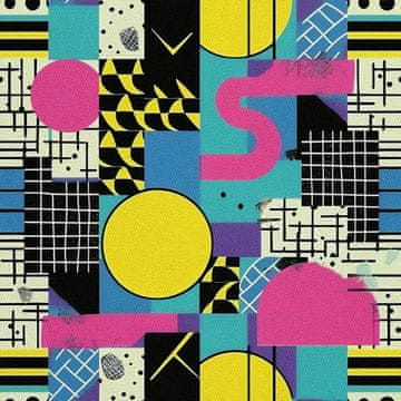 shumee ZUNANJE DEKORATIVNE TKANINE OXFORD - Geometrični motiv I DX3359