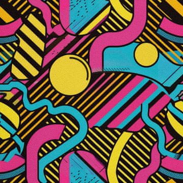 shumee ZUNANJE DEKORATIVNE TKANINE OXFORD - Geometrični motiv I DX3232