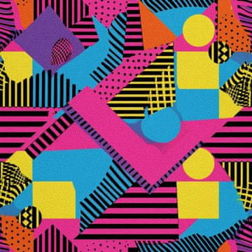 shumee ZUNANJE DEKORATIVNE TKANINE OXFORD - Geometrični motiv I DX3335