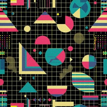 shumee ZUNANJE DEKORATIVNE TKANINE OXFORD - Geometrični motiv I DX3212