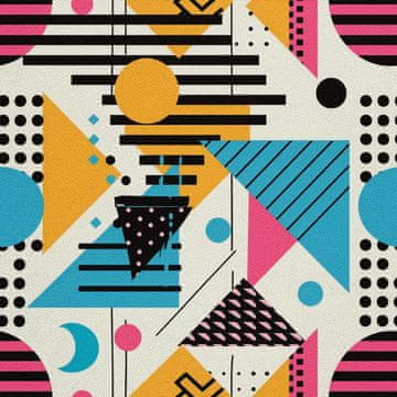 shumee ZUNANJE DEKORATIVNE TKANINE OXFORD - Geometrični motiv I DX3208