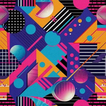 shumee ZUNANJE DEKORATIVNE TKANINE OXFORD - Geometrijski motiv I DX3614