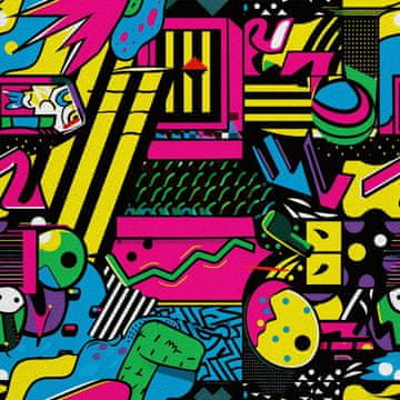 shumee ZUNANJE DEKORATIVNE TKANINE OXFORD - Geometrični motiv I DX3499