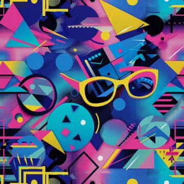 shumee ZUNANJE DEKORATIVNE TKANINE OXFORD - Geometrični motiv I DX3371