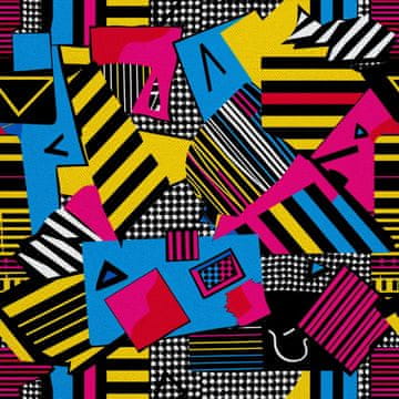 shumee ZUNANJE DEKORATIVNE TKANINE OXFORD - Geometrični motiv I DX3193