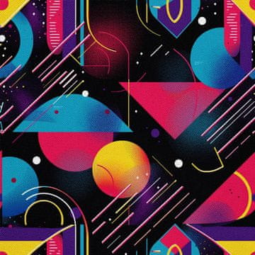 shumee ZUNANJE DEKORATIVNE TKANINE OXFORD - Geometrični motiv I DX3408