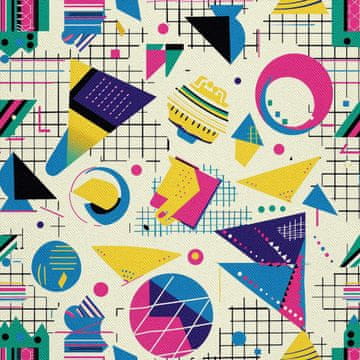 shumee ZUNANJE DEKORATIVNE TKANINE OXFORD - Geometrični motiv I DX3584