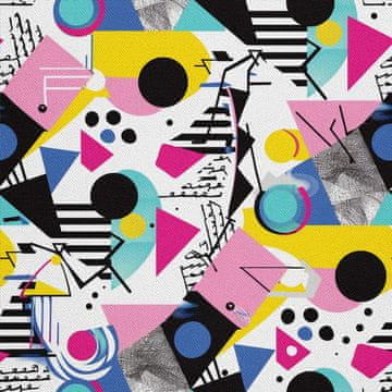 shumee ZUNANJE DEKORATIVNE TKANINE OXFORD - Geometrični motiv I DX3141