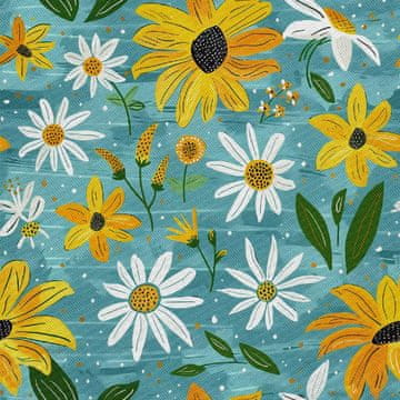 shumee ZUNANJE DEKORACIJSKE TKANINE OXFORD - poletni motiv | DX9121