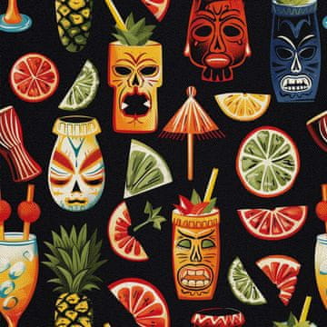 shumee ZUNANJE DEKORATIVNE TKANINE OXFORD - Motiv koktajl | DX8527