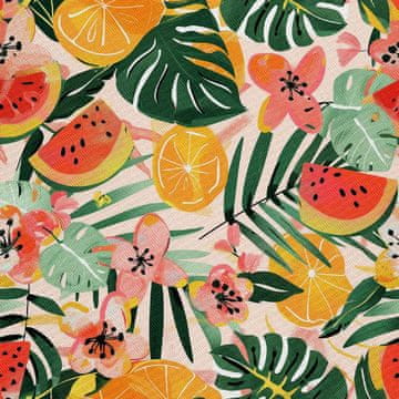 shumee ZUNANJE DEKORACIJSKE TKANINE OXFORD - poletni motiv | DX9061