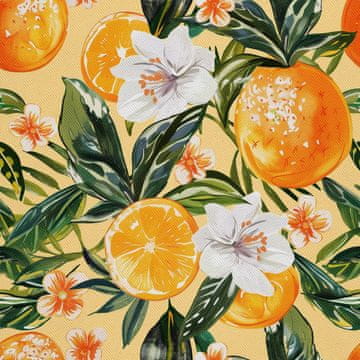 shumee ZUNANJE DEKORACIJSKE TKANINE OXFORD - poletni motiv | DX9316