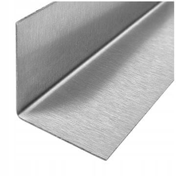 shumee Kotnik iz nerjavečega jekla 40x120x2,0 mm - notranja zaključna letev 110 cm