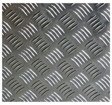 shumee Aluminijasta valovita pločevina 500 x 550, debeline 2,0 mm, razred 5754