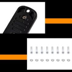 shumee 4x LED ORANŽNA UTRIPAJOČA OPOZORILNA LUČKA DALJINSKI UPRAVLJALNIK STROBOSKOPSKI PROGRAMI