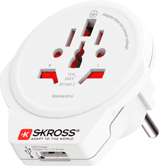 Skross Kross PRO World & USB potovalni napajalnik