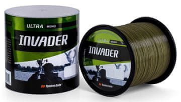 Vrvica Invader Ultra Mono Carp 1200 m / 0,35 mm - temno olivna