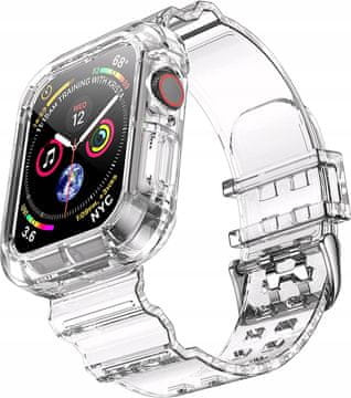 shumee PAŠČEK ZA APPLE WATCH + ZAŠČITNO OVITEK SE 9 8 7 6 5 4 3 2 1 / 45 44 42 mm