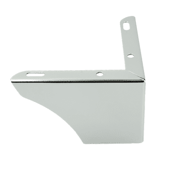 shumee Kotna noga za pohištvo, srebrn krom, višina 7,5 cm