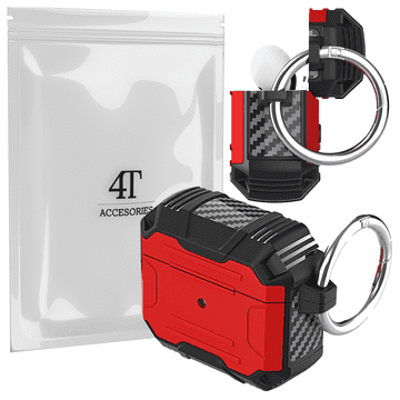 shumee AirPods Pro 1 - plastika - rdeča