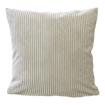 shumee Bež dekorativna prevleka za vzglavnik s črtami 55x55 cm